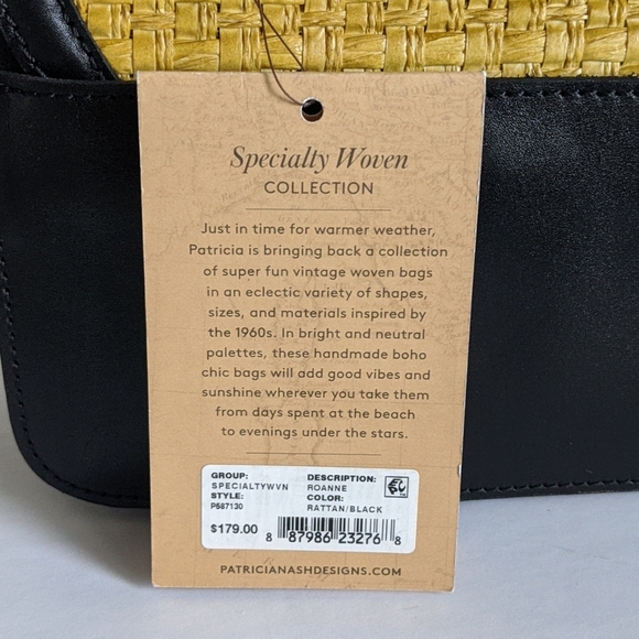 Patricia Nash Rowan Boho Chic Specialty Woven Crossbody Bag - Picture 12 of 15